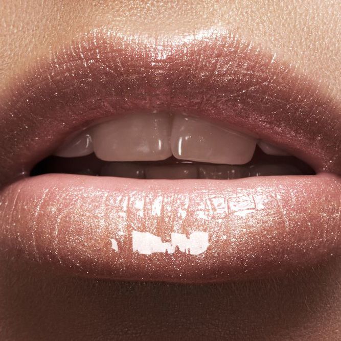 Close up of woman's lips